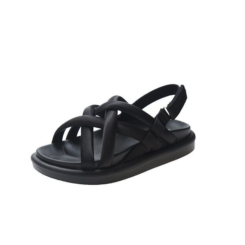 In the summer of 2021, the new Korean fashion sandals women'