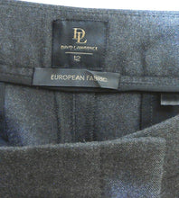 Load image into Gallery viewer, David Lawrence very smart tapered pants, sz. 12 dark charcoal, NWOT