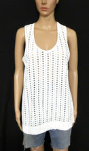 Load image into Gallery viewer, Country Road white tank tunic, sz. 10-12/S, long line, near new