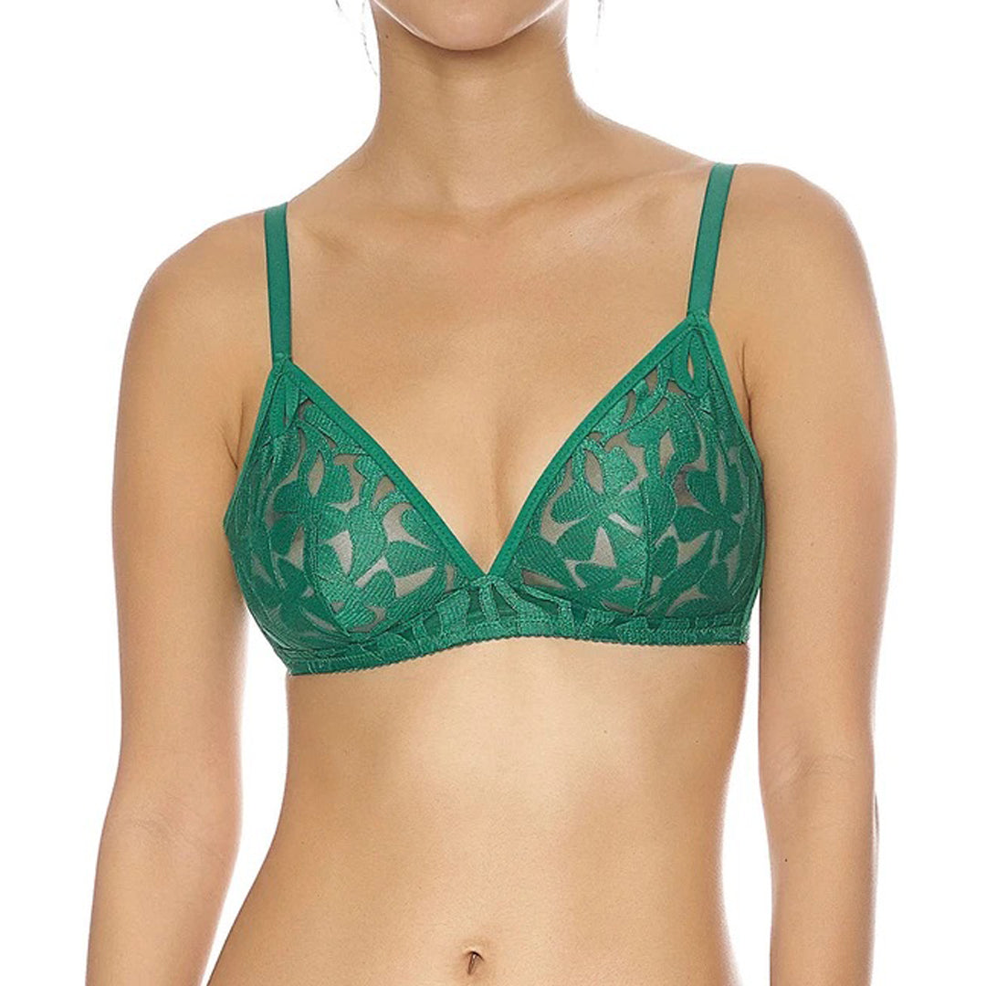 HUIT underwire bra balconnet classic blackberry women casual