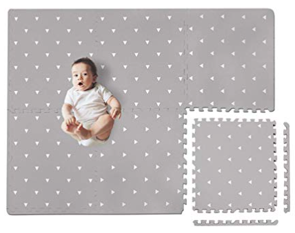 foam play mat with fence