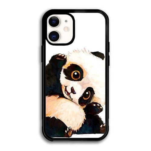 coque iphone 12/12 mini/12 pro/12 pro max Panda Paint O0435