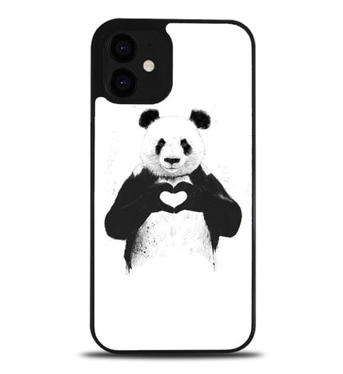 coque iphone 12/12 mini/12 pro/12 pro max Panda Love Cute L0552
