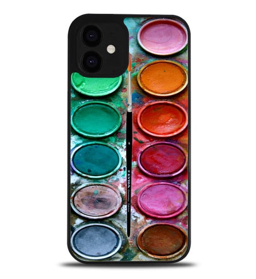 coque iphone 12/12 mini/12 pro/12 pro max Paint Box Watercolor L1469
