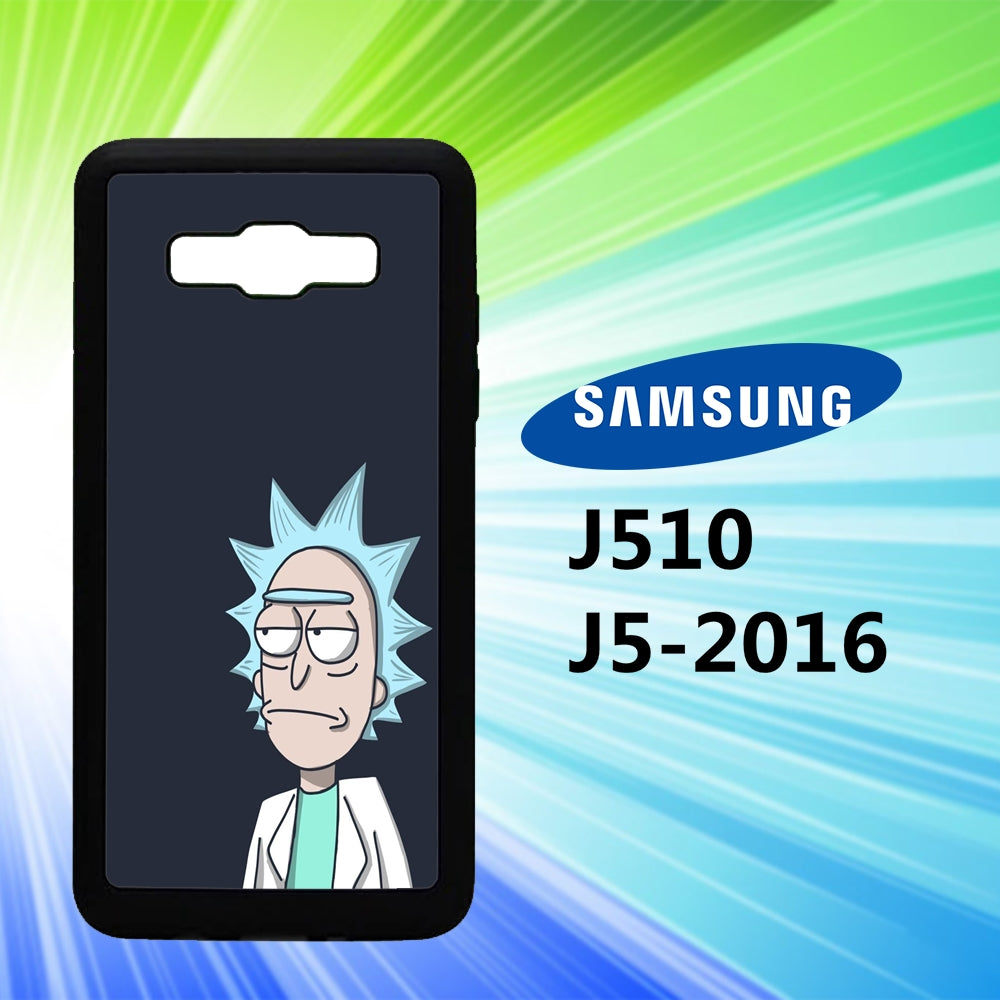 coque case J5 2016 Z5612 rick and morty wallpaper 76bF1