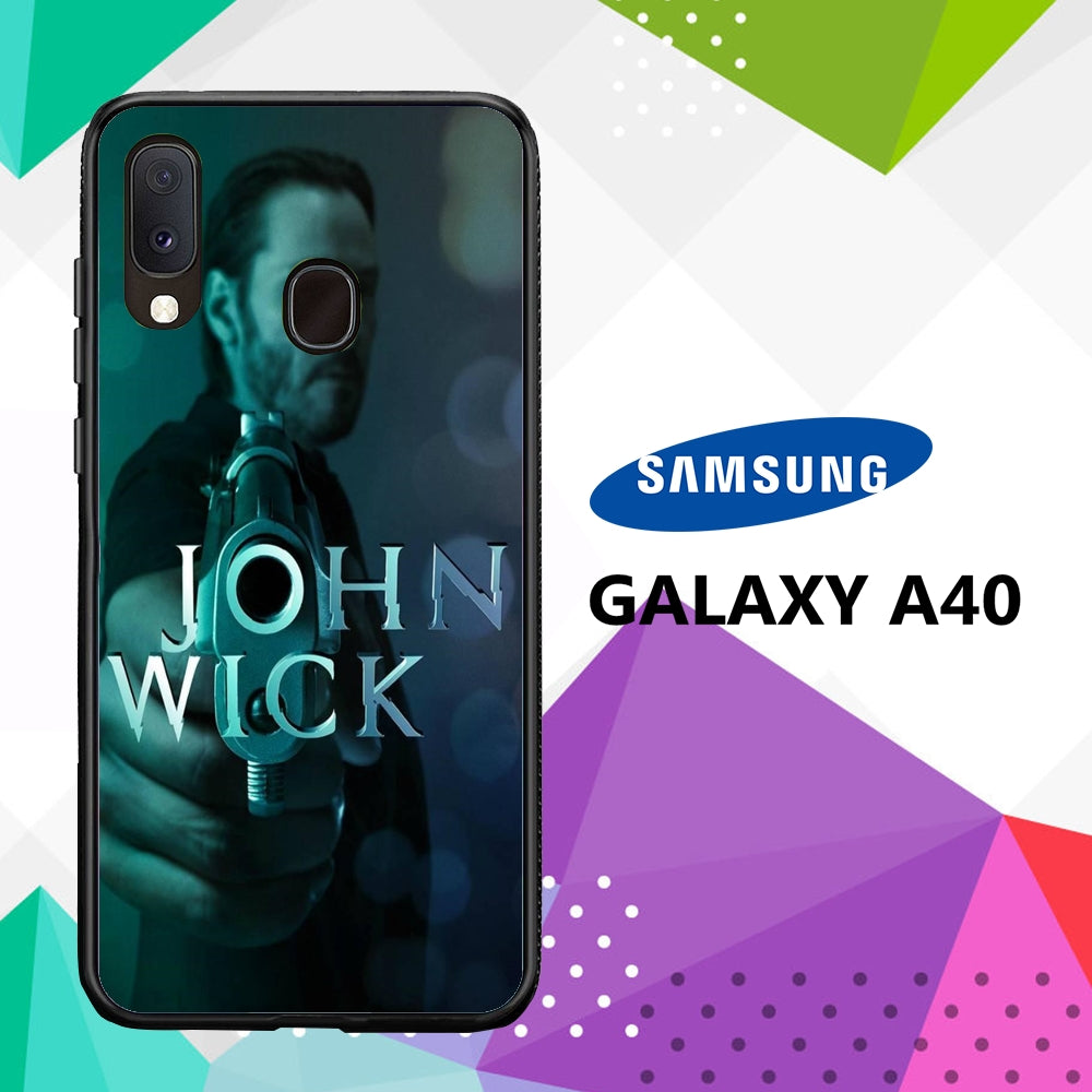 coque case samsung galaxy a40 A5898 John Wick Wallpaper 41jL7