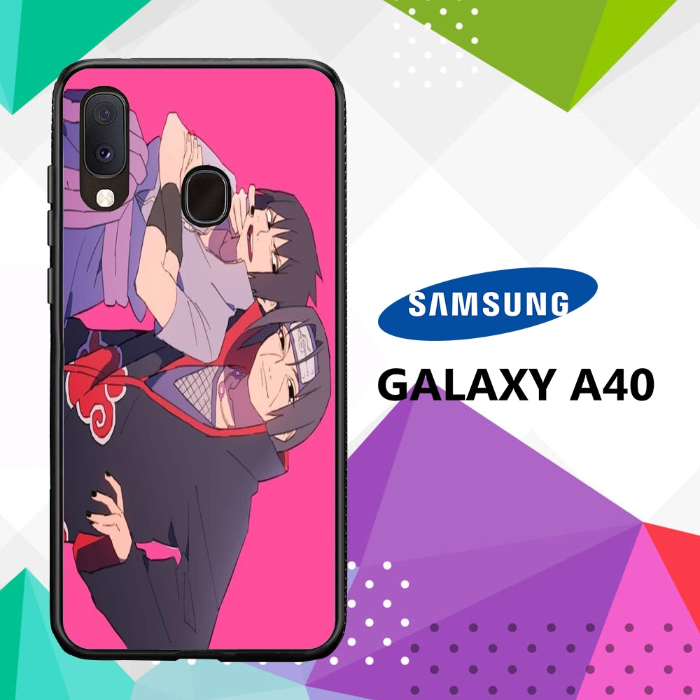 coque case samsung galaxy a40 E7966 itachi wallpaper 40uM6