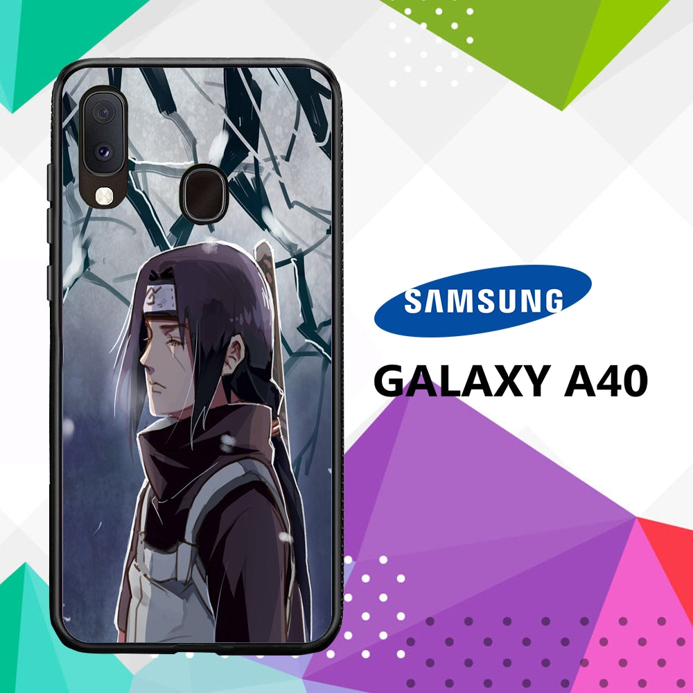 coque case samsung galaxy a40 F8610 itachi wallpaper 40mO8