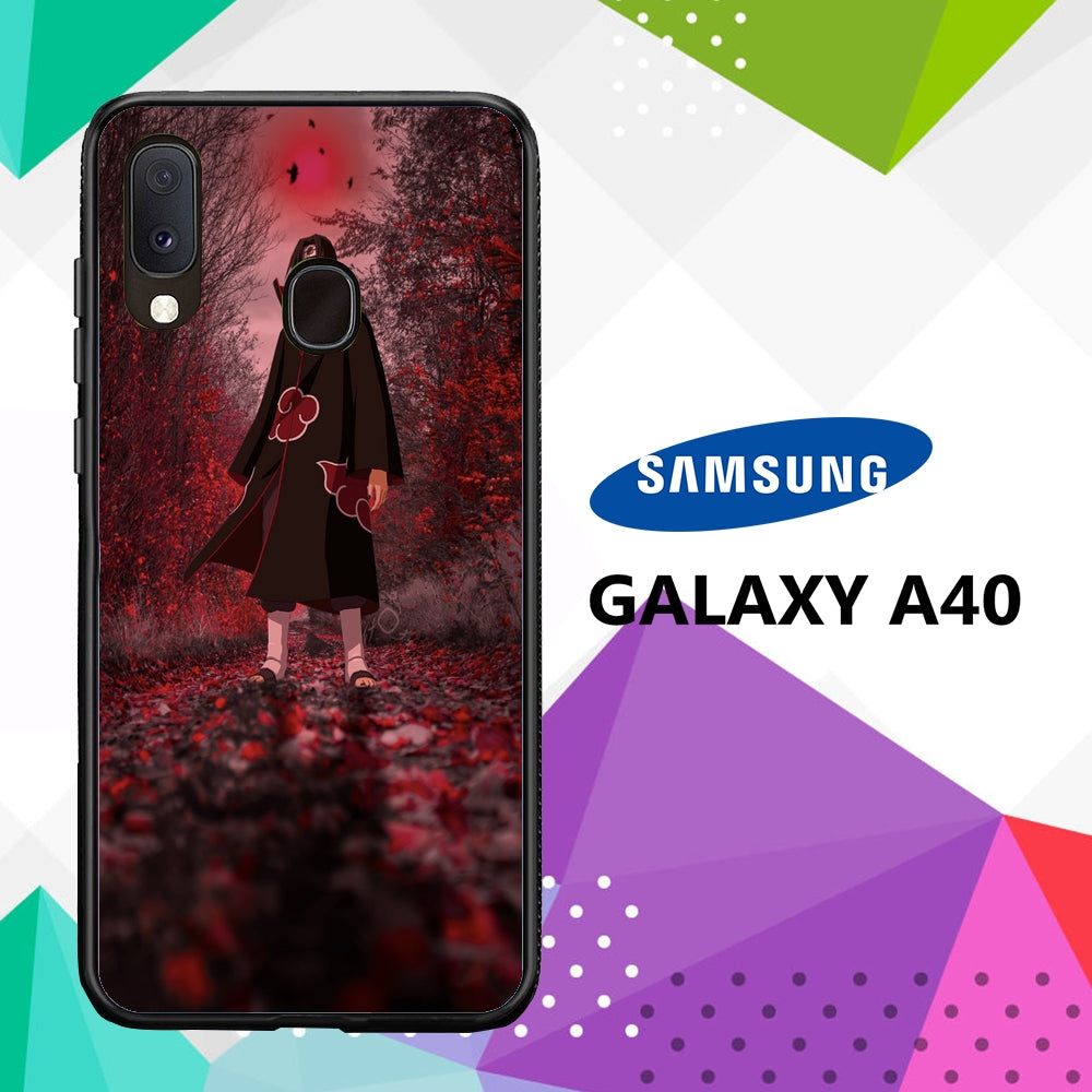 coque case samsung galaxy a40 G0466 itachi wallpaper 40pH9