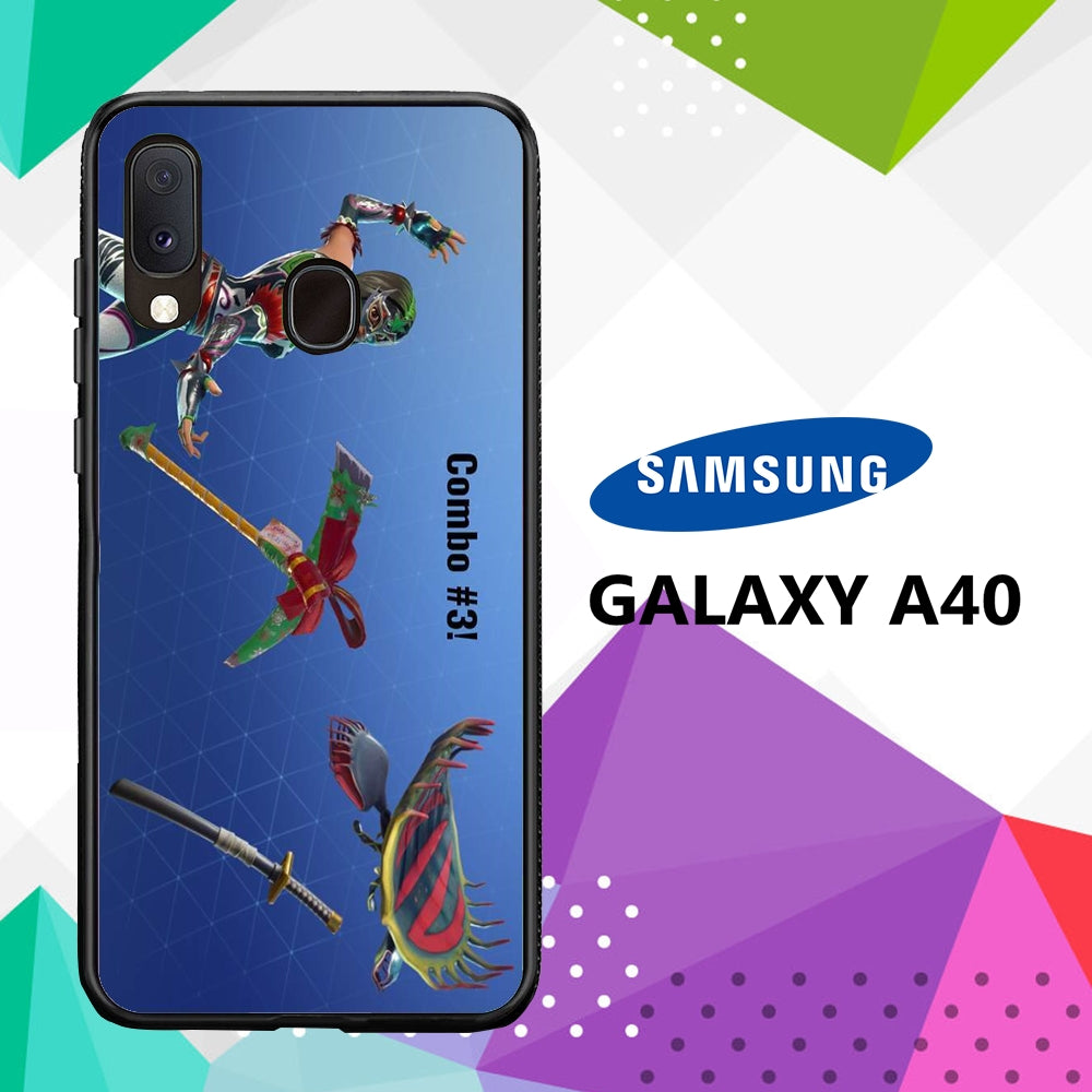 coque case samsung galaxy a40 G1679 fortnite wallpaper 32tC3