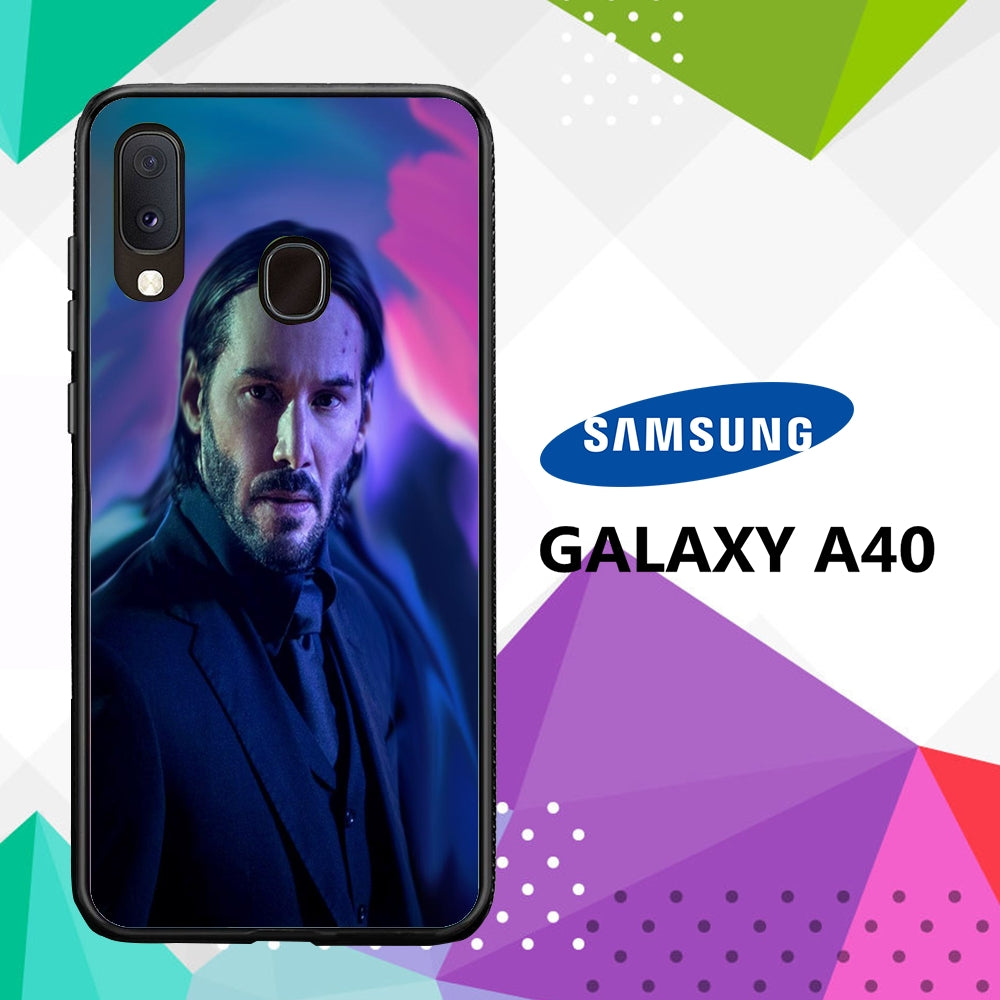 coque case samsung galaxy a40 H6804 John Wick Wallpaper 41mO6