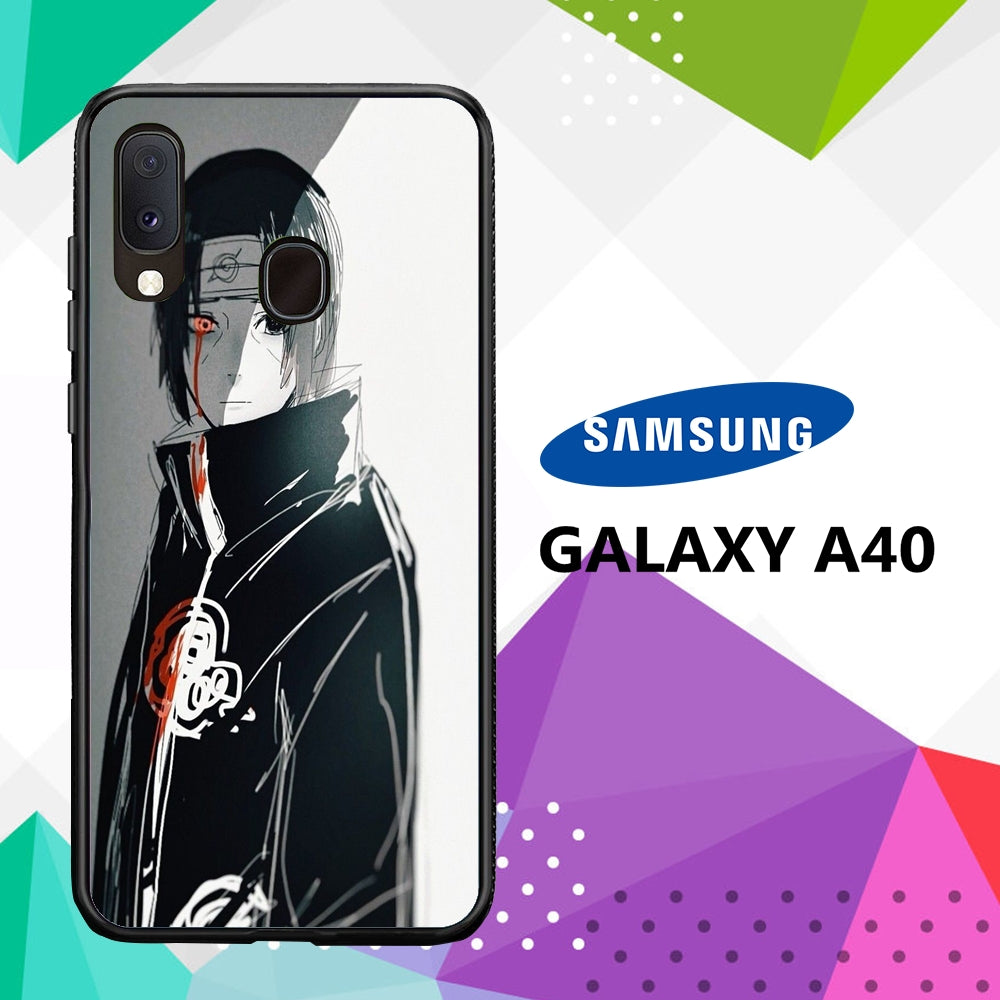 coque case samsung galaxy a40 K5059 itachi wallpaper 40lX6