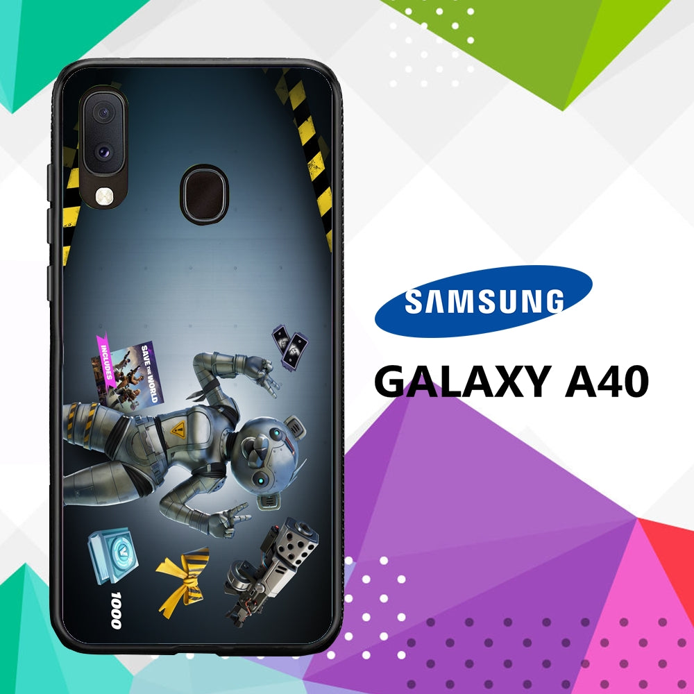 coque case samsung galaxy a40 L8384 fortnite wallpaper 32vT1