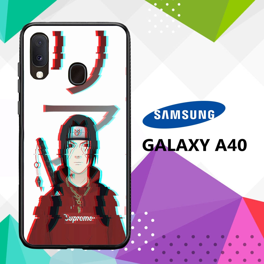 coque case samsung galaxy a40 M2004 itachi wallpaper 40kX9