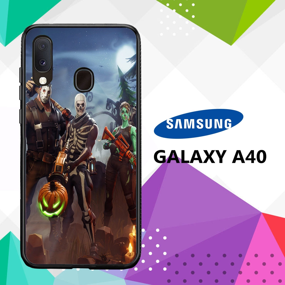 coque case samsung galaxy a40 P1918 fortnite wallpaper 32uT6