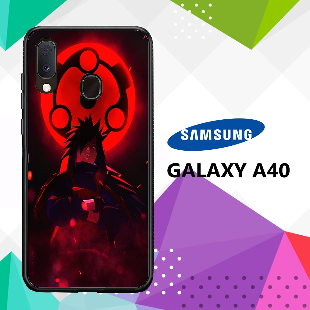 coque case samsung galaxy a40 R1558 itachi wallpaper 40mF2