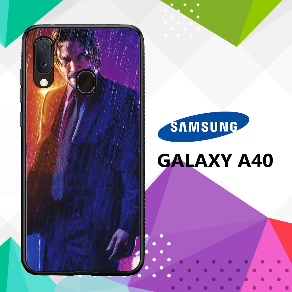 coque case samsung galaxy a40 T3335 John Wick Wallpaper 41mS6