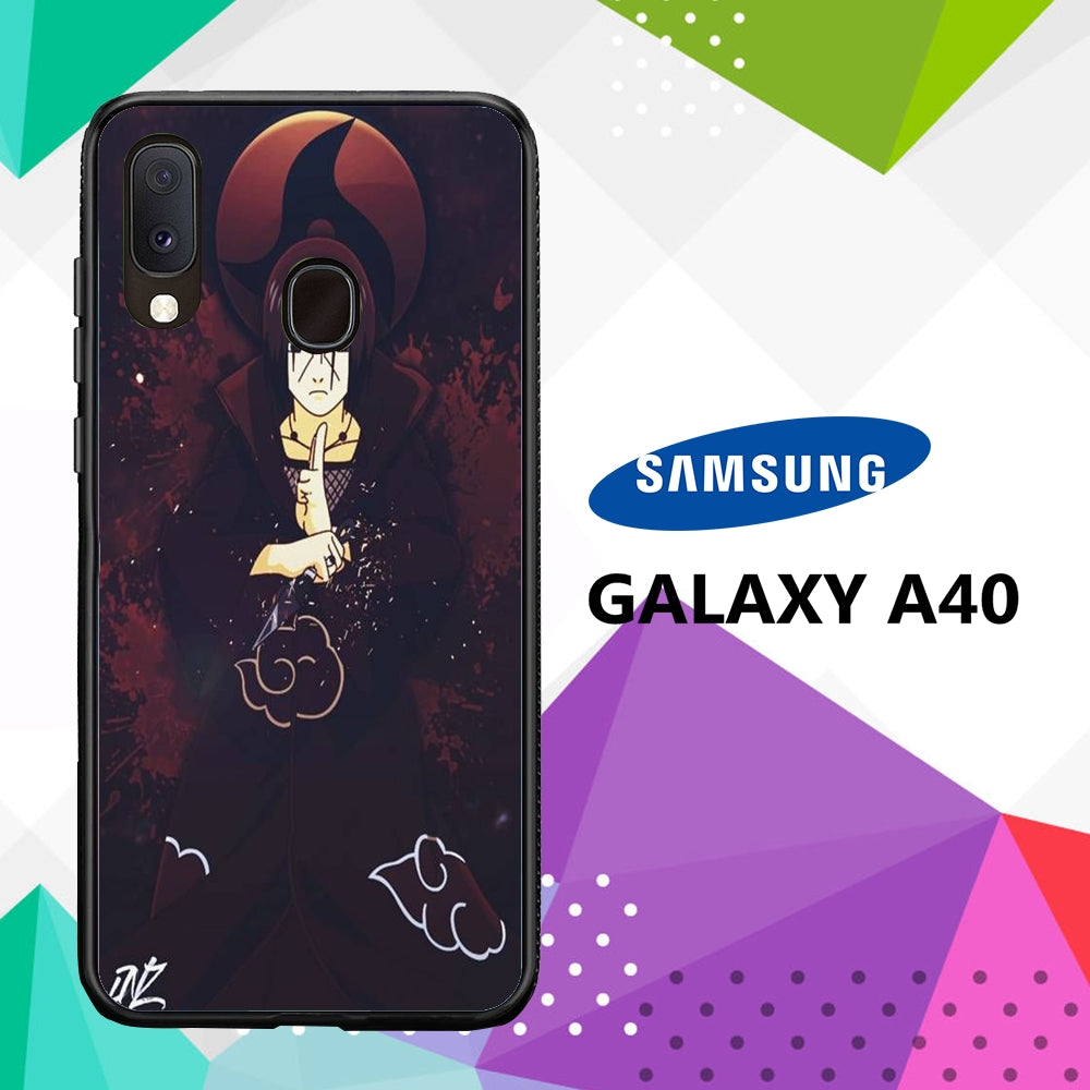 coque case samsung galaxy a40 T3822 itachi wallpaper 40mI7