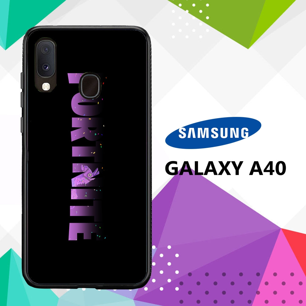 coque case samsung galaxy a40 T7977 fortnite wallpaper 32jL7