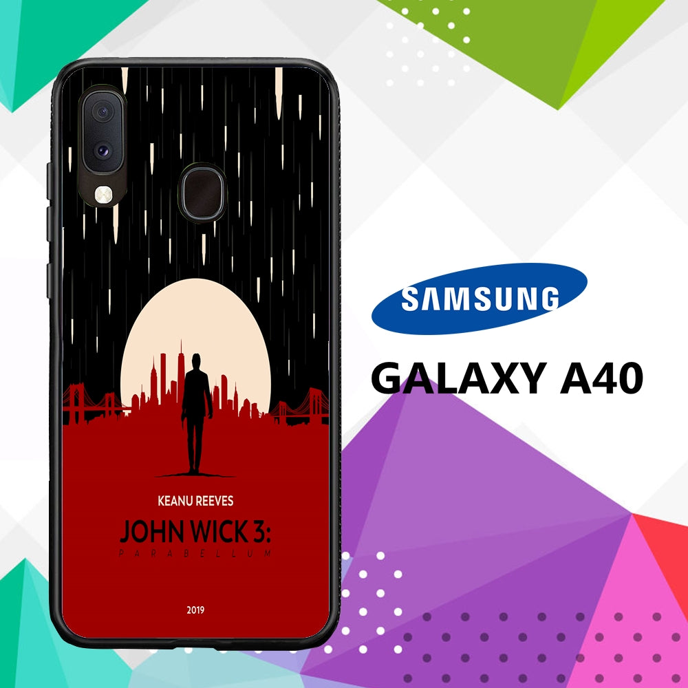 coque case samsung galaxy a40 U4076 John Wick Wallpaper 41vF0