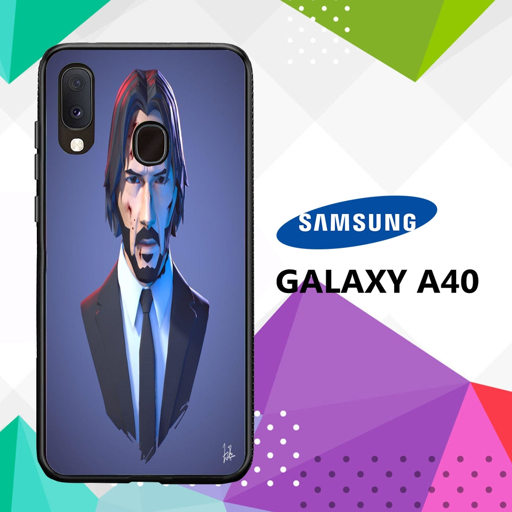 coque case samsung galaxy a40 U4679 John Wick Wallpaper 41kH9