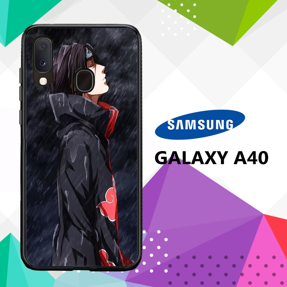 coque case samsung galaxy a40 X9541 itachi wallpaper 40vX0