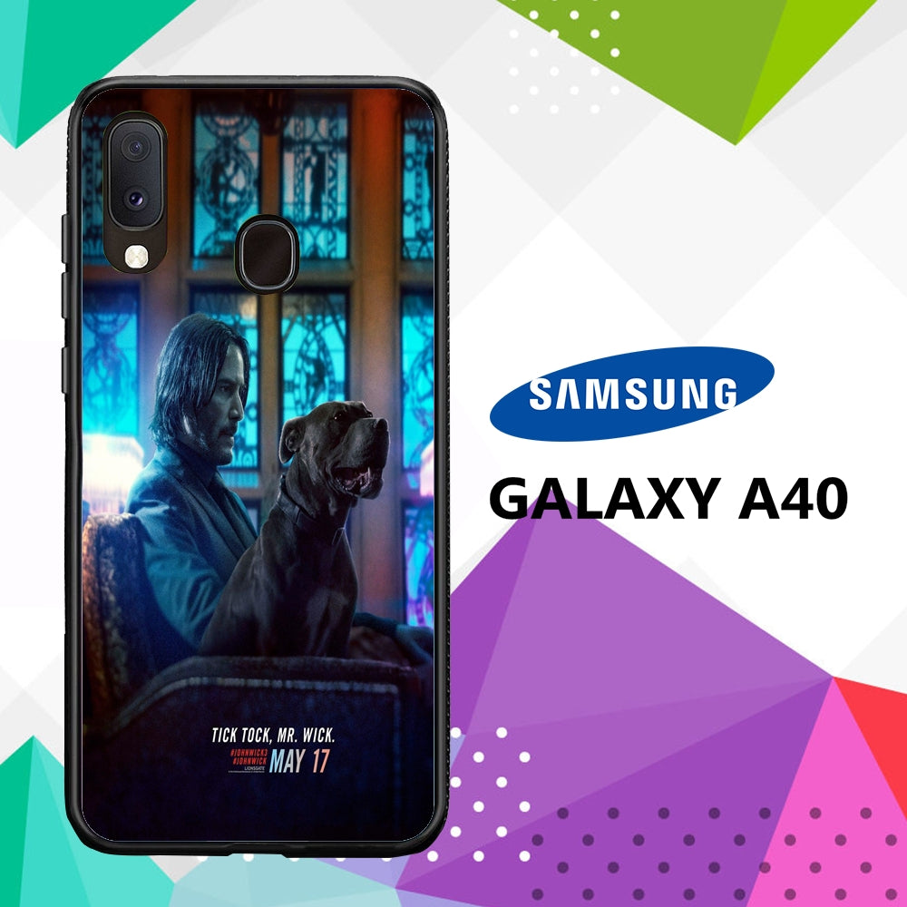 coque case samsung galaxy a40 Y3861 John Wick Wallpaper 41eW4