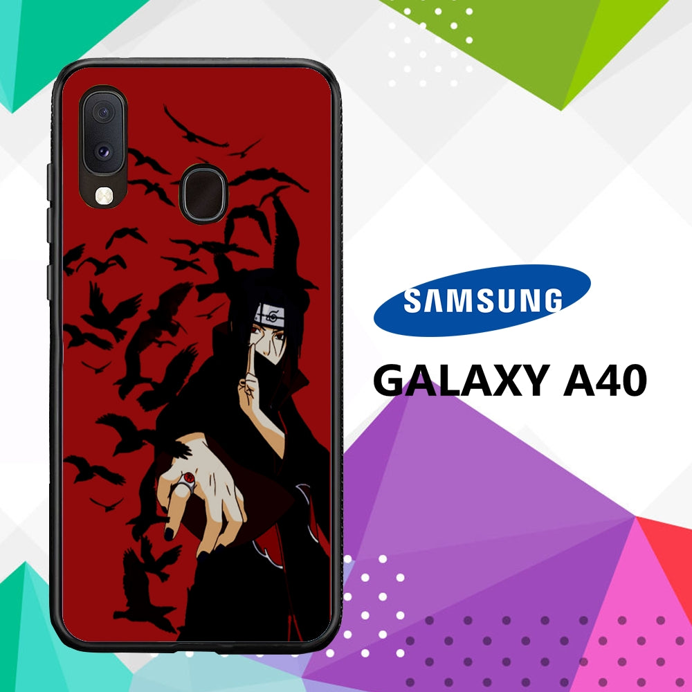 coque case samsung galaxy a40 Y6021 itachi wallpaper 40jE8