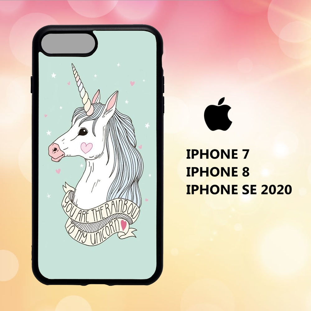 coque iphone 5 6 7 8 plus x xs xr case F7236 unicorn wallpaper 116vP7