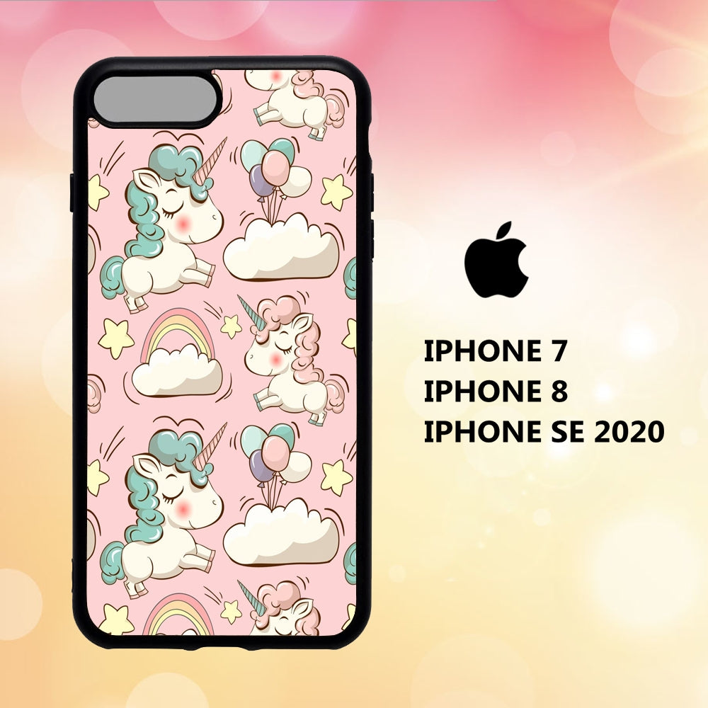 coque iphone 5 6 7 8 plus x xs xr case L2514 unicorn wallpaper 116lI0