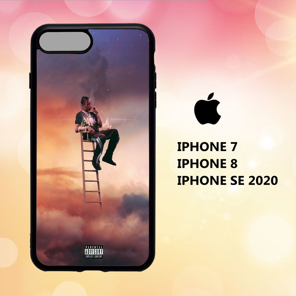 coque iphone 5 6 7 8 plus x xs xr case Z4046 travis scott wallpaper 115xC4