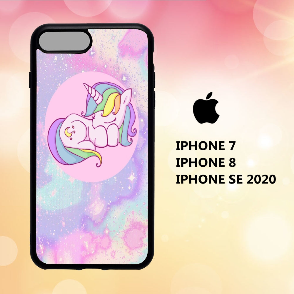 coque iphone 5 6 7 8 plus x xs xr case Z6397 unicorn wallpaper 116bD4
