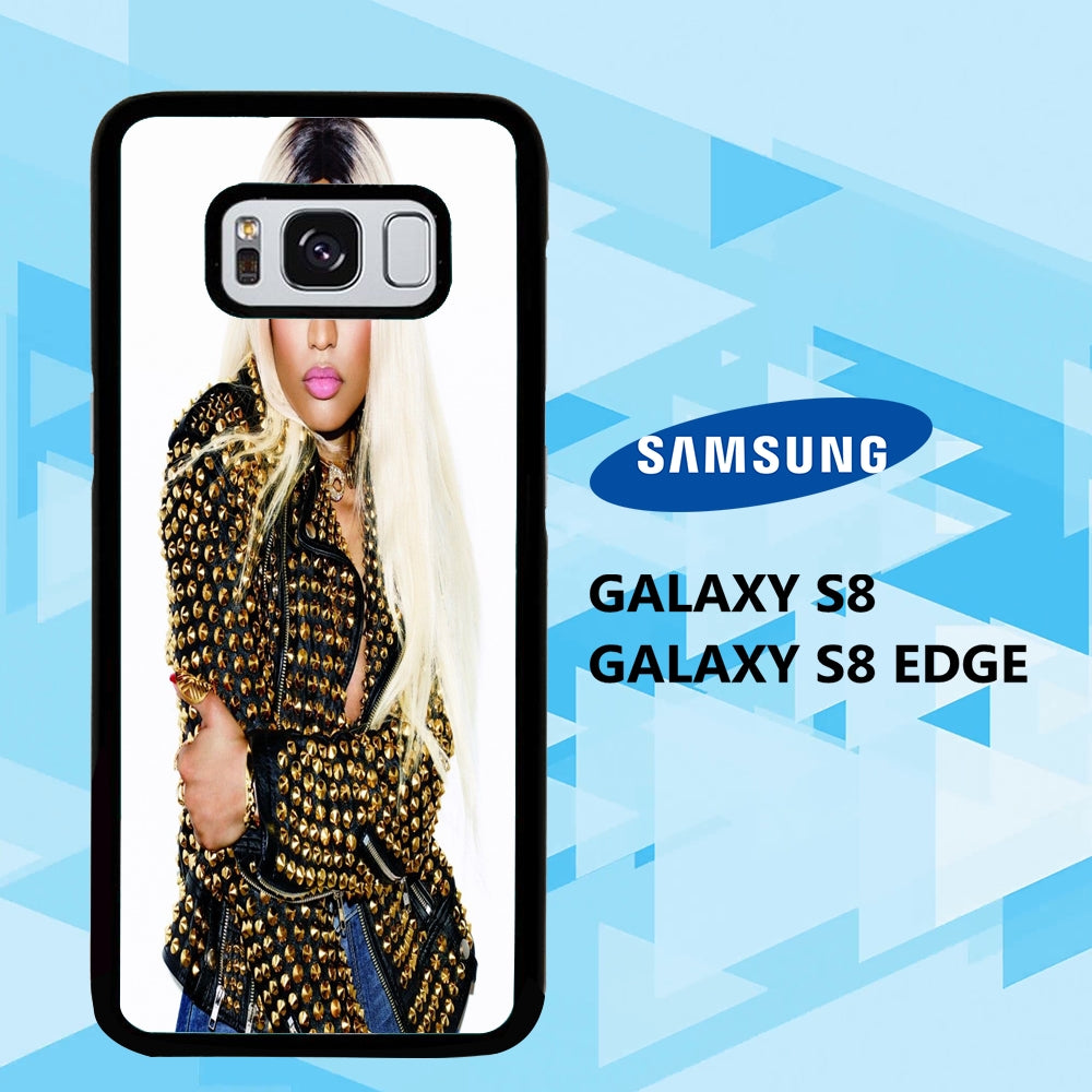 coque samsung galaxy S6 S7 S8 S9 S10 edge case E4038 nicki minaj wallpaper 77tS0