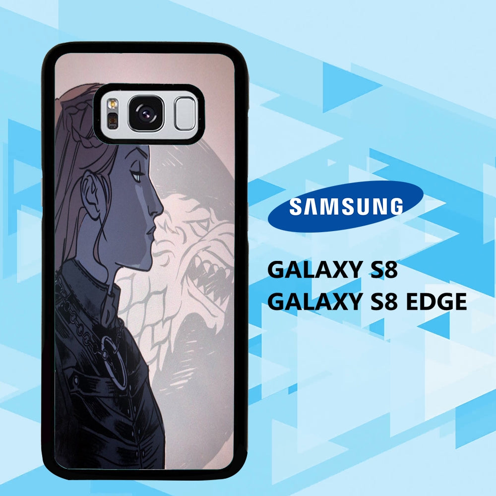 coque samsung galaxy S6 S7 S8 S9 S10 edge case H4740 night king wallpaper 78rT5