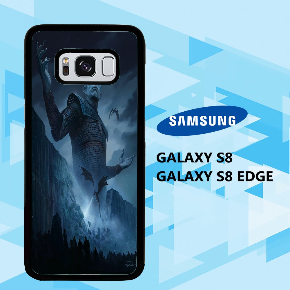 coque samsung galaxy S6 S7 S8 S9 S10 edge case U0310 night king wallpaper 78yO0