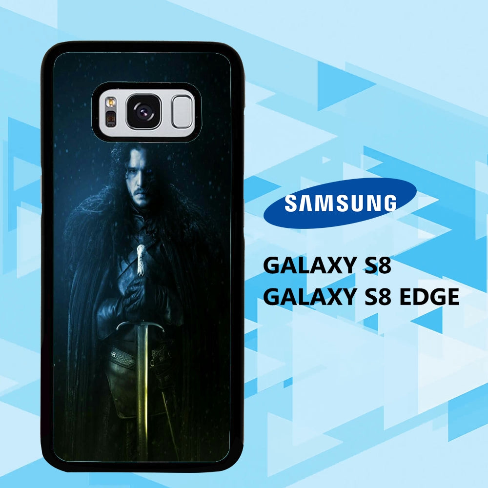 coque samsung galaxy S6 S7 S8 S9 S10 edge case X0474 night king wallpaper 78iL2