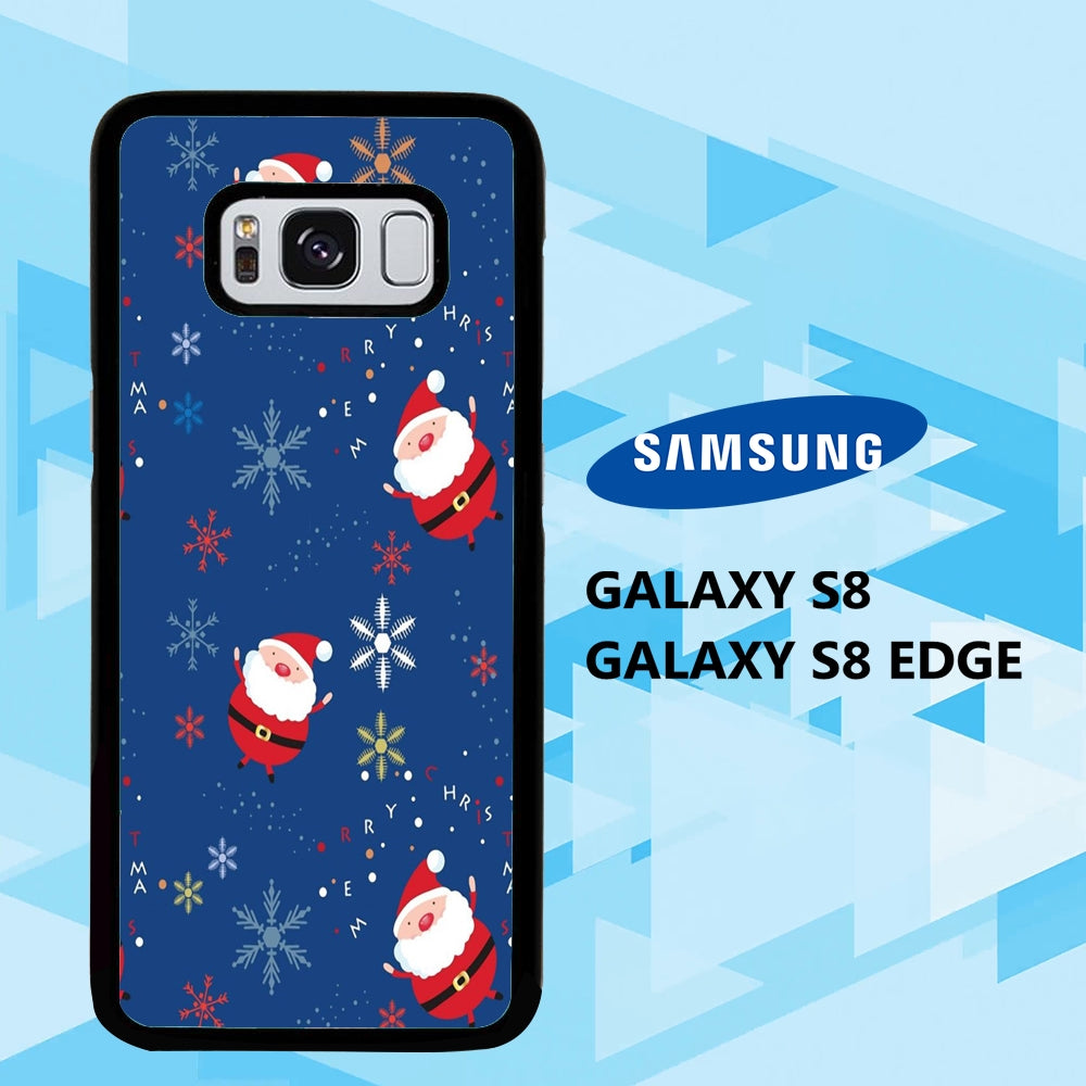 coque samsung galaxy S6 S7 S8 S9 S10 edge case X4885 noel wallpaper 79gY9