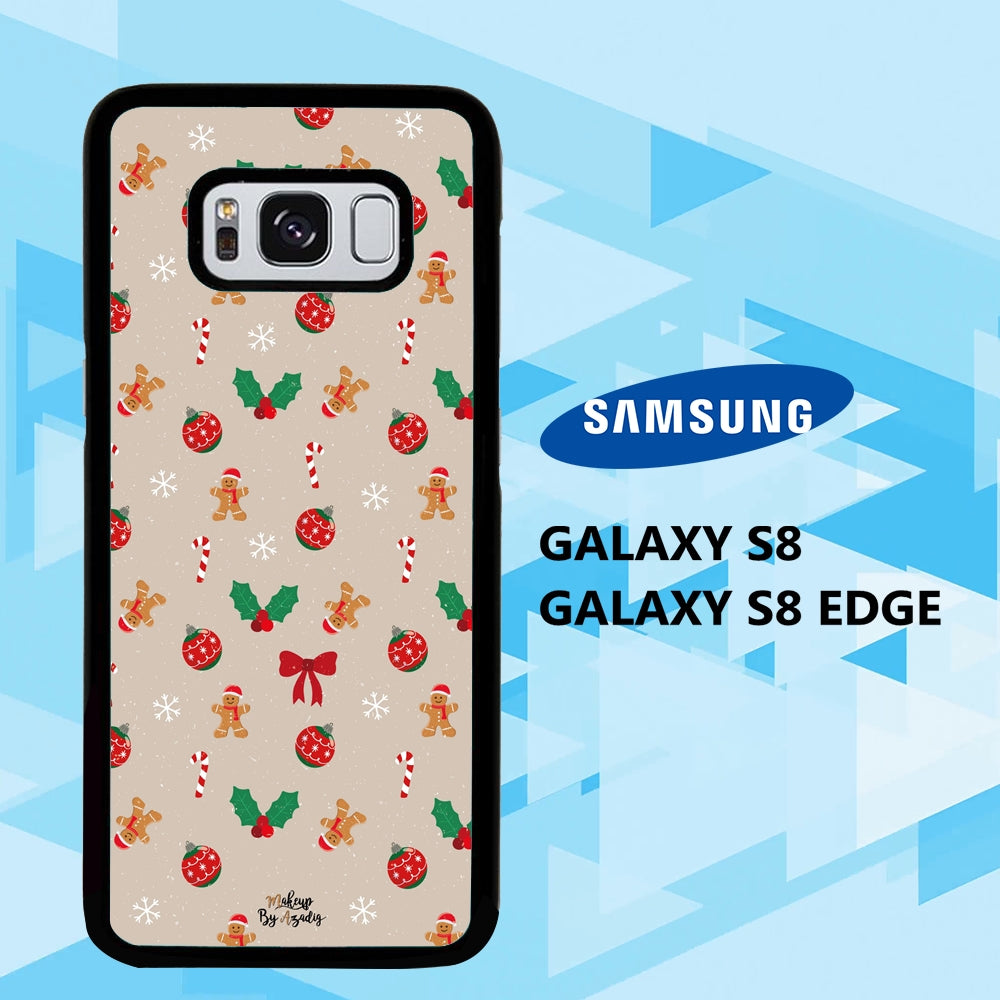 coque samsung galaxy S6 S7 S8 S9 S10 edge case Y7605 noel wallpaper 79tF1