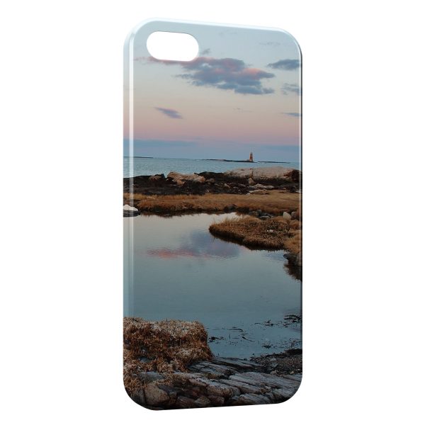 coque iphone 8 paysage mer
