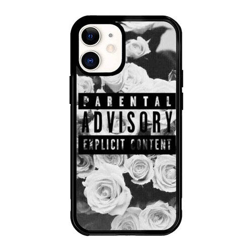 coque iphone 12/12 mini/12 pro/12 pro max Parental Advisory Flowers P1619