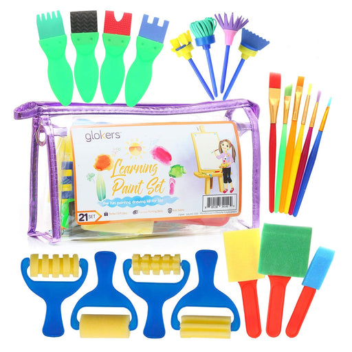 Kid-Sized Paintbrushes - Set of 6 at Lakeshore Learning
