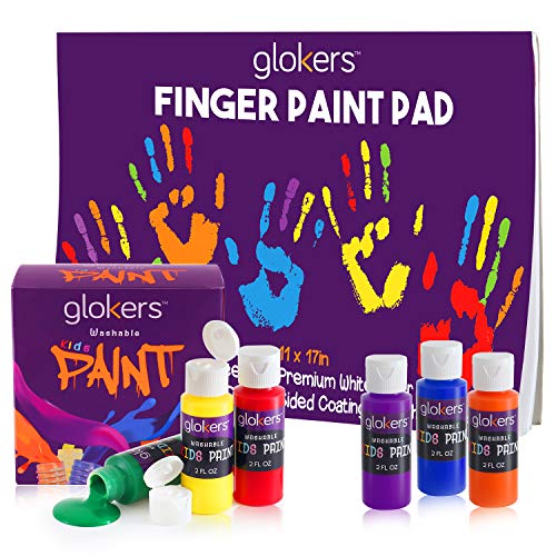 Glokers Canvas Panels Painting Kit, Art Supplies Set Includes Palette,  Sponge Brushes, Canvases, Paintbrushes & Mixing Wheel, Great for most paints