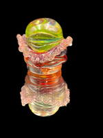 Rosburg Glass Burger Colorful Spinner Cap