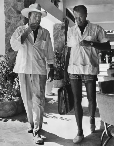 John-Wayne-and-Gary-Cooper-wearing-white-Ramon-Puig-guayaberas