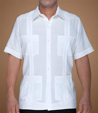 short-sleeve-white-guayabera-cotton-ramon-puig