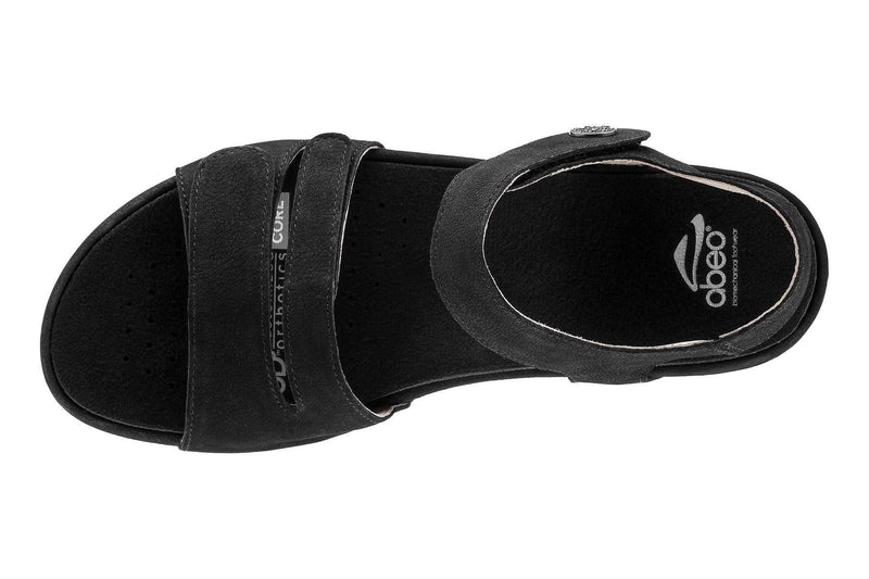 abeo black sandals