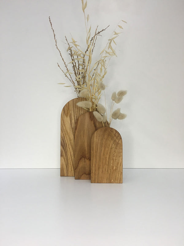 Oak Arch Dried Flower Vase