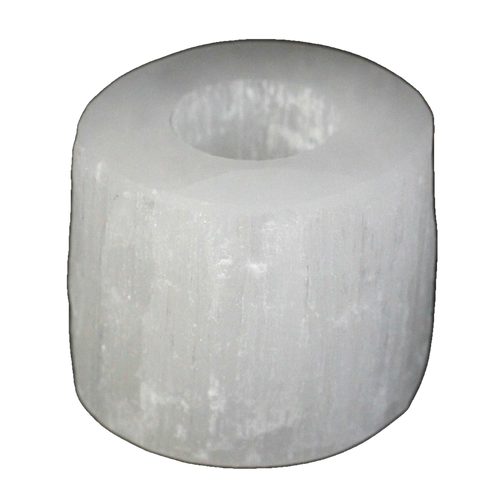 Natural Selenite Crystal Candle Tealight Holders - 6 Styles & Sizes