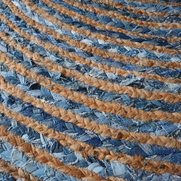 Eco-Friendly Rugs - Sustainable Jute & Recycled Denim - Fairly Traded - 3 Sizes 4