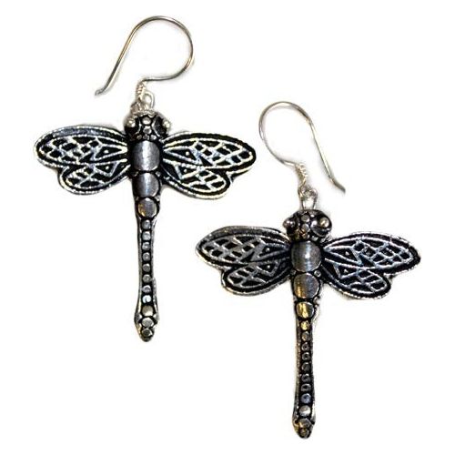 Silver Earrings - Dragonflies -925 Sterling Silver - Made in Thailand